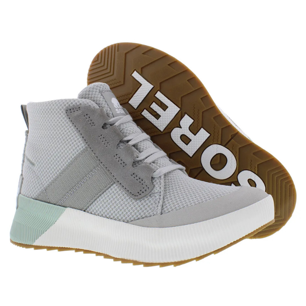 Sorel Gray and White Women's Sneakers